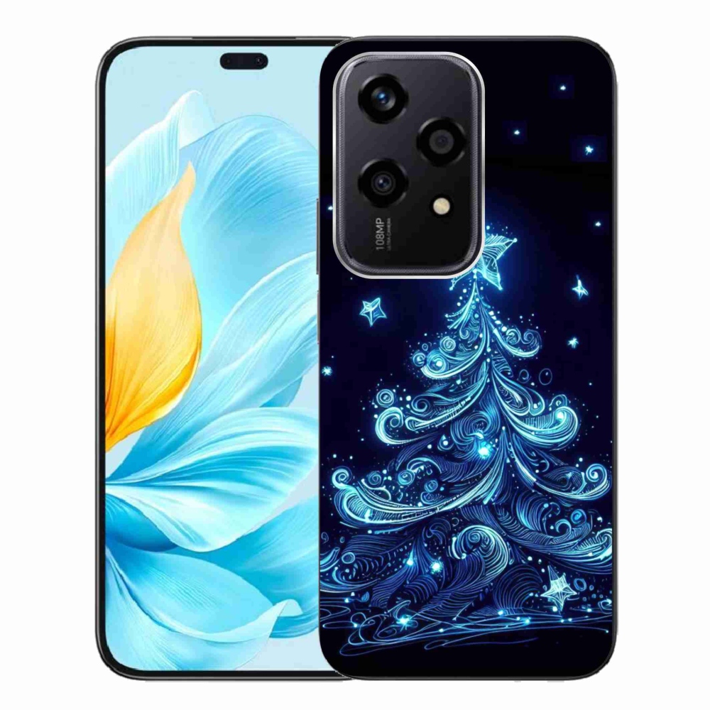 Gél borítás mmCase a Honor 200 Lite 5G számára - neon karácsonyfa 4