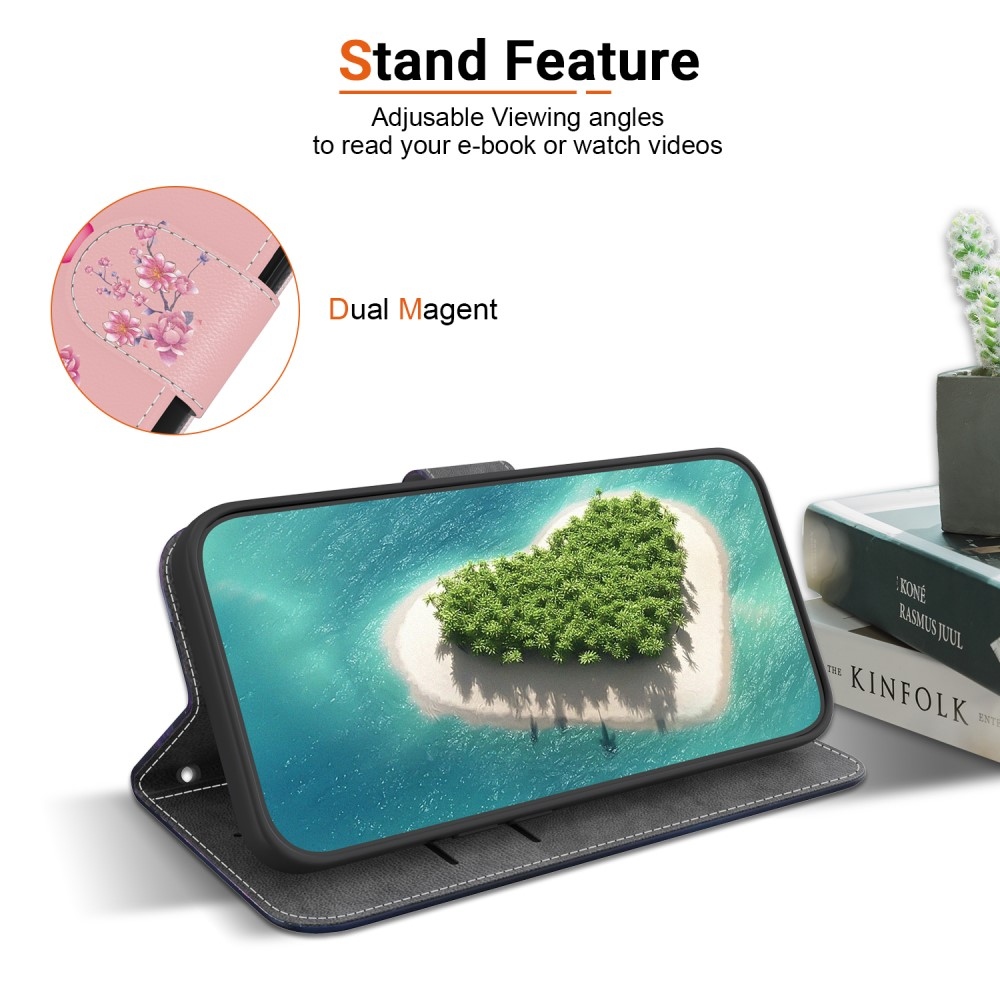 Nyomtatókönyv tok a Xiaomi Redmi Note 14 5G-hez - sakura