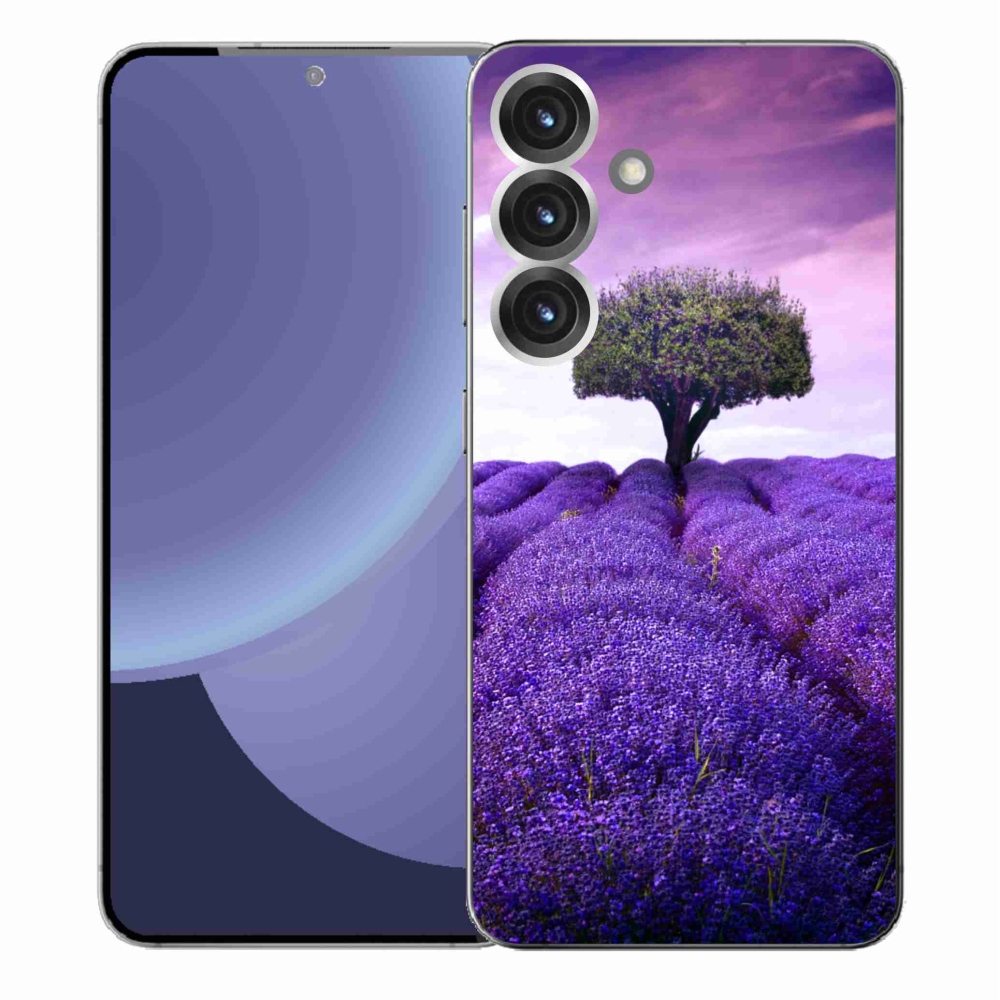 Gél védőhuzat mmCase Samsung Galaxy S25+ készülékhez - levendula rét