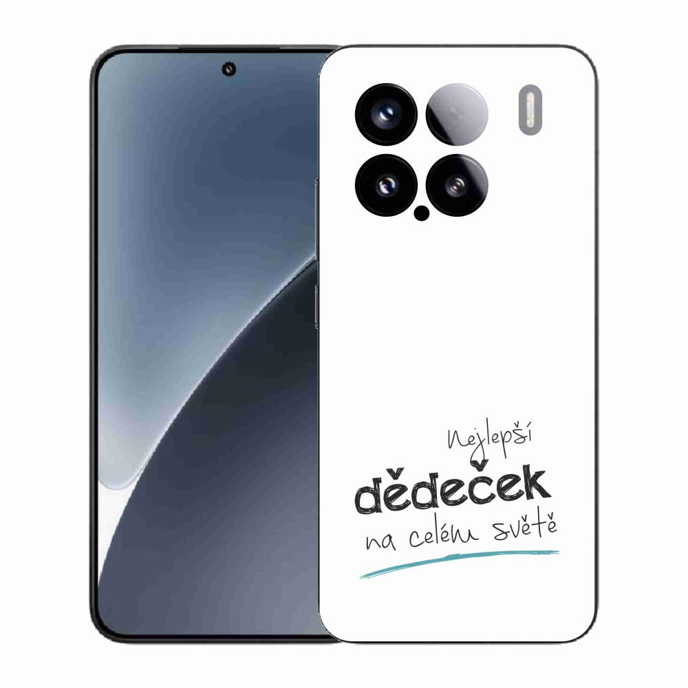 Gél borító mmCase a Xiaomi 15 - a legjobb nagypapa 3 fehér háttérrel