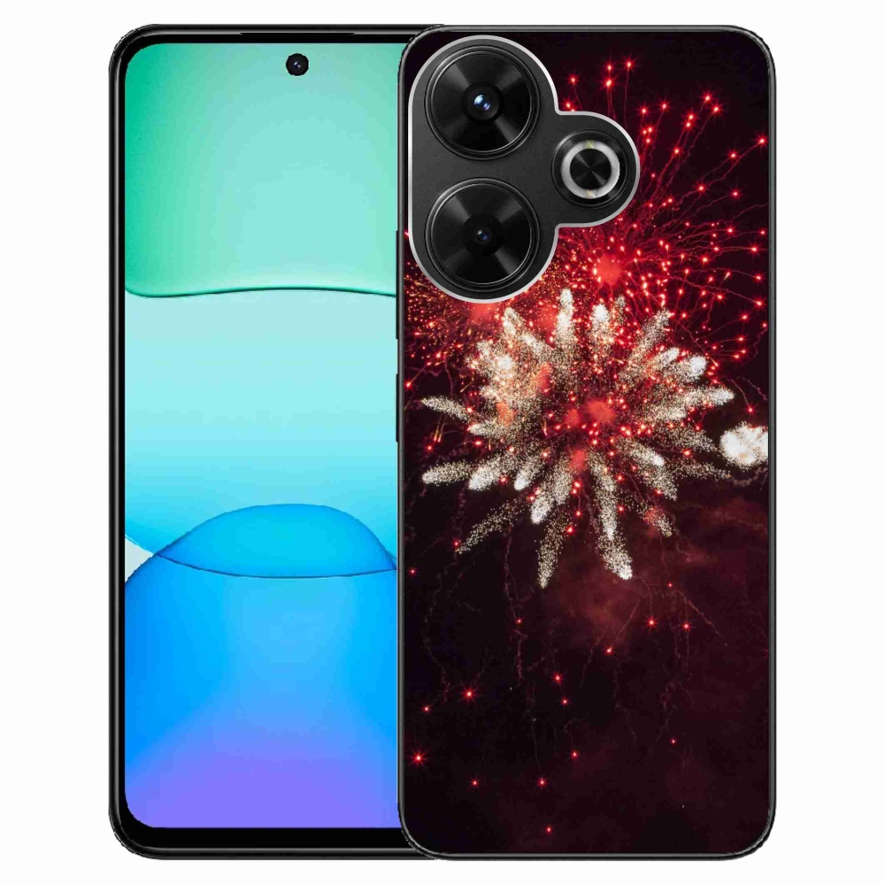 Gél borítás mmCase a Xiaomi Redmi 13 4G/Poco M6 4G - tűzijátékhoz