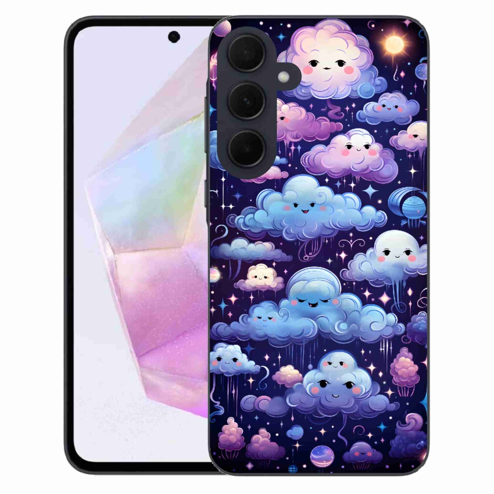 Zselés borítás mmCase Samsung Galaxy A35 5G - felhők