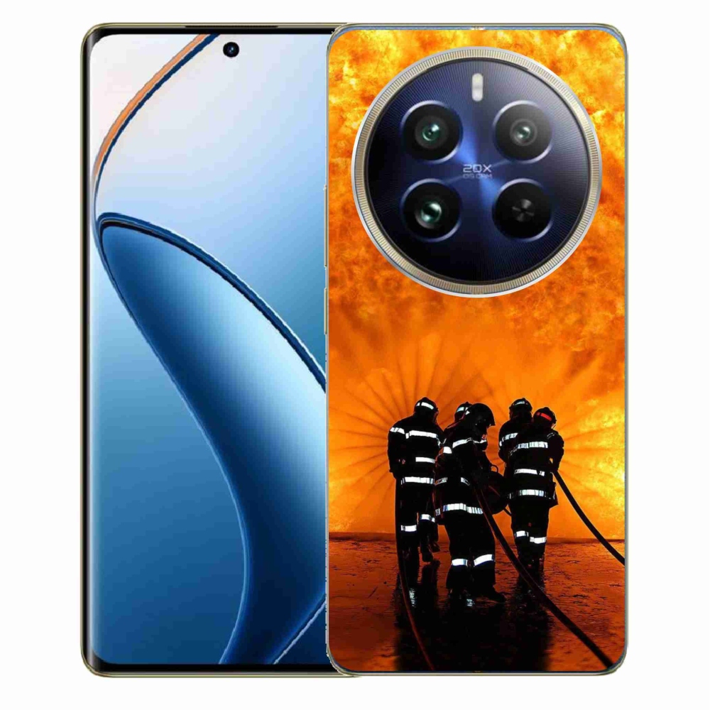 Gél borítás mmCase a Realme 12 Pro 5G/12 Pro+ 5G számára - tűz