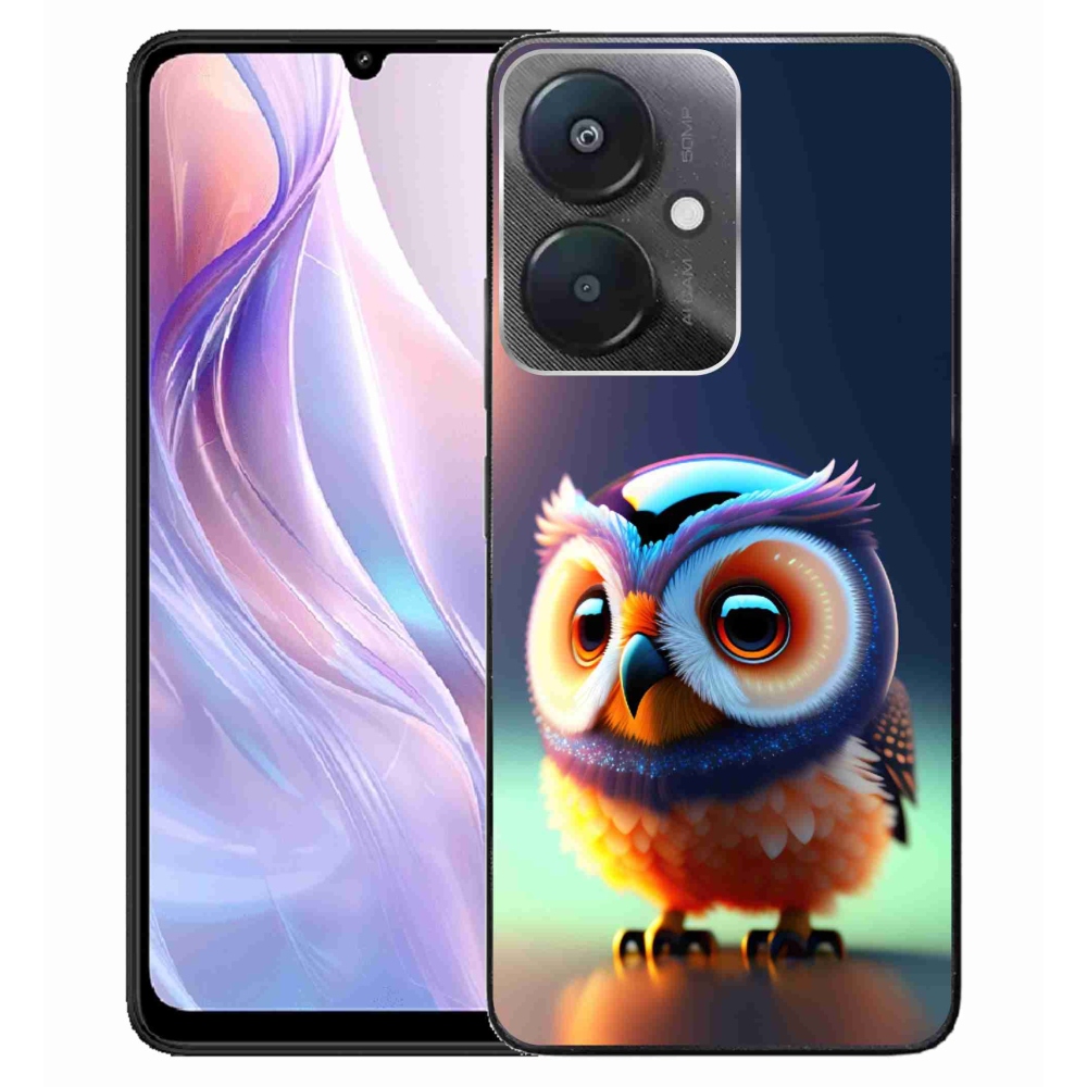 Gél borítás mmCase a Xiaomi Redmi 13C 5G számára - bagoly