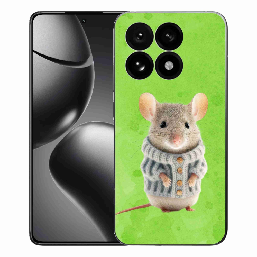 Gél borítás mmCase a Xiaomi 15T-hez - egér pulóverben