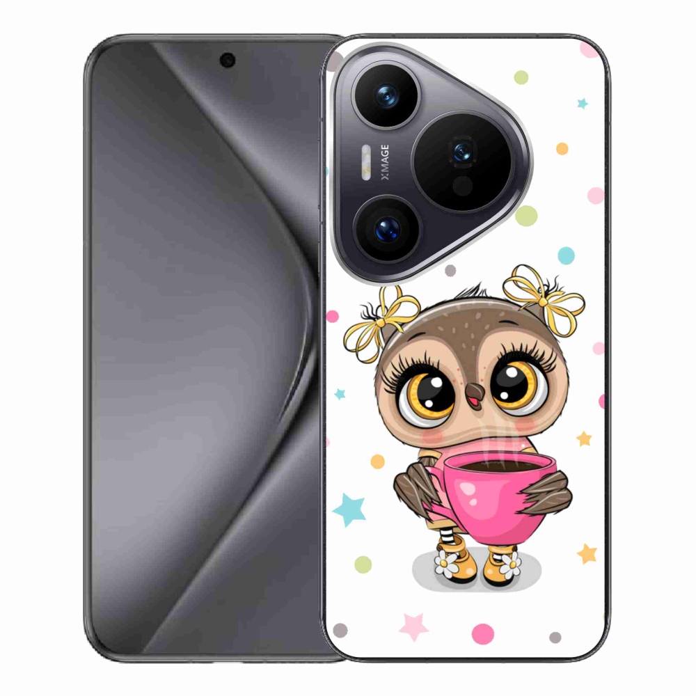 Gél borító mmCase a Huawei Pura 70 Pro készülékhez - rajzfilm bagoly