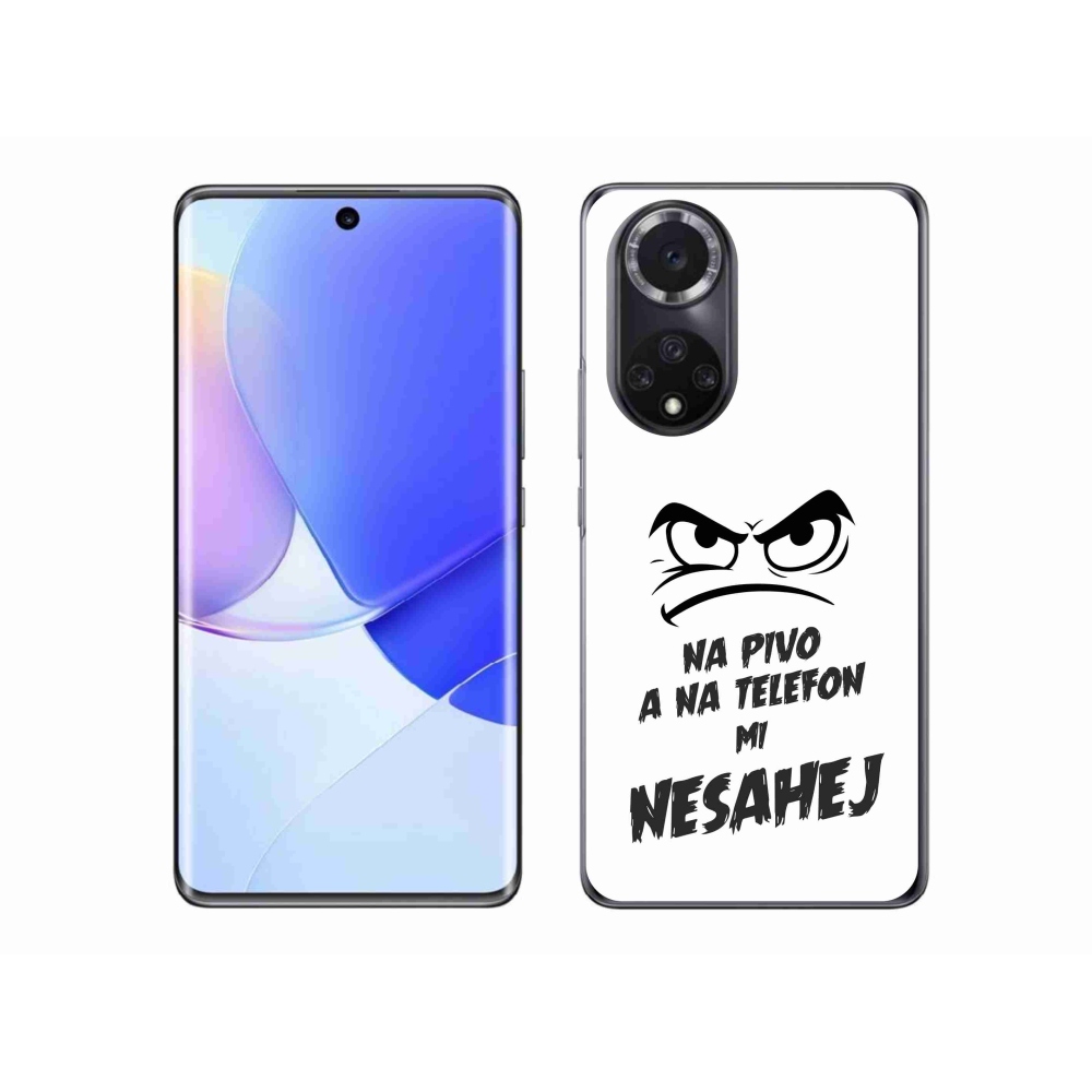 Zselés borító mmCase a Honor 50 - sör motívum 2 fehér háttérrel