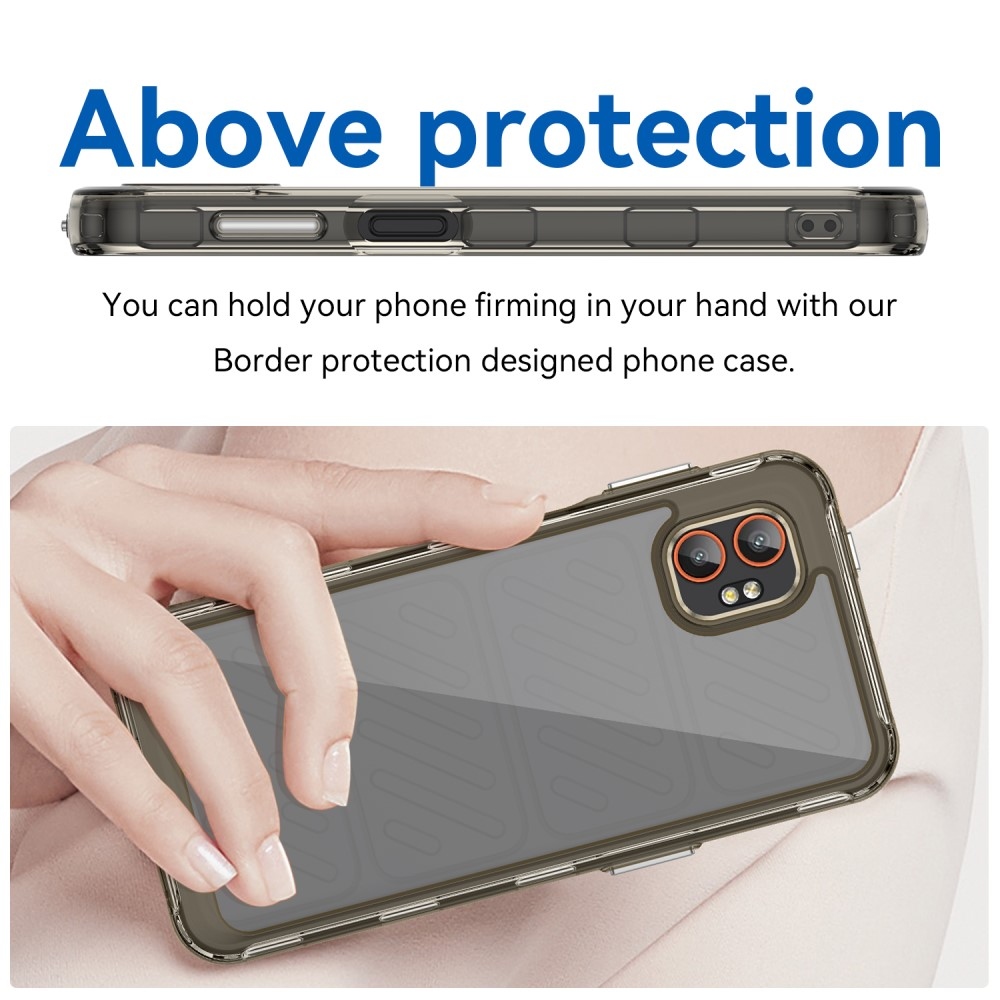 Gél tok kemény hátlappal Samsung Galaxy Xcover 7 Pro készülékhez - szürke