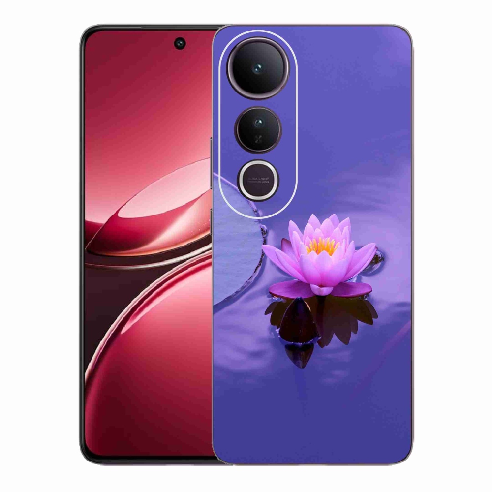 Gél borítás mmCase a Vivo V50 Lite 4G/5G készülékhez - virág a felületen