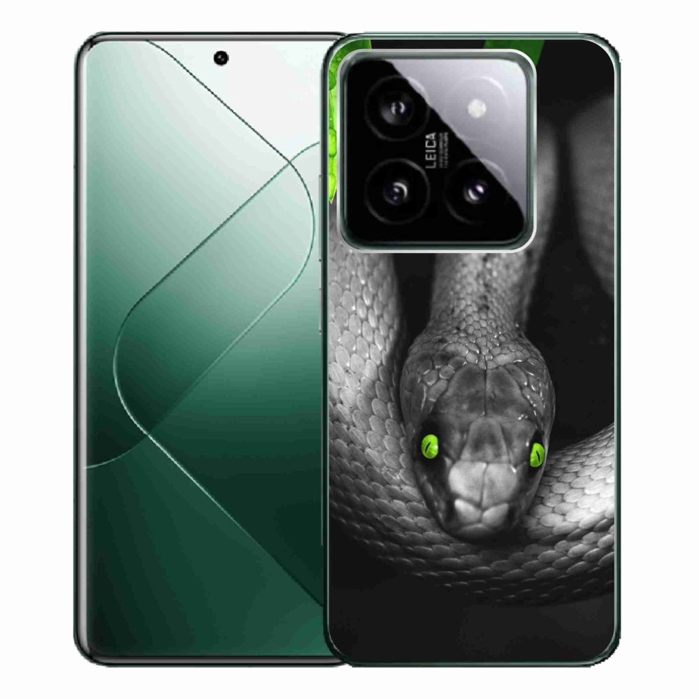 Gél borítás mmCase a Xiaomi 14 Pro-hoz - kígyó