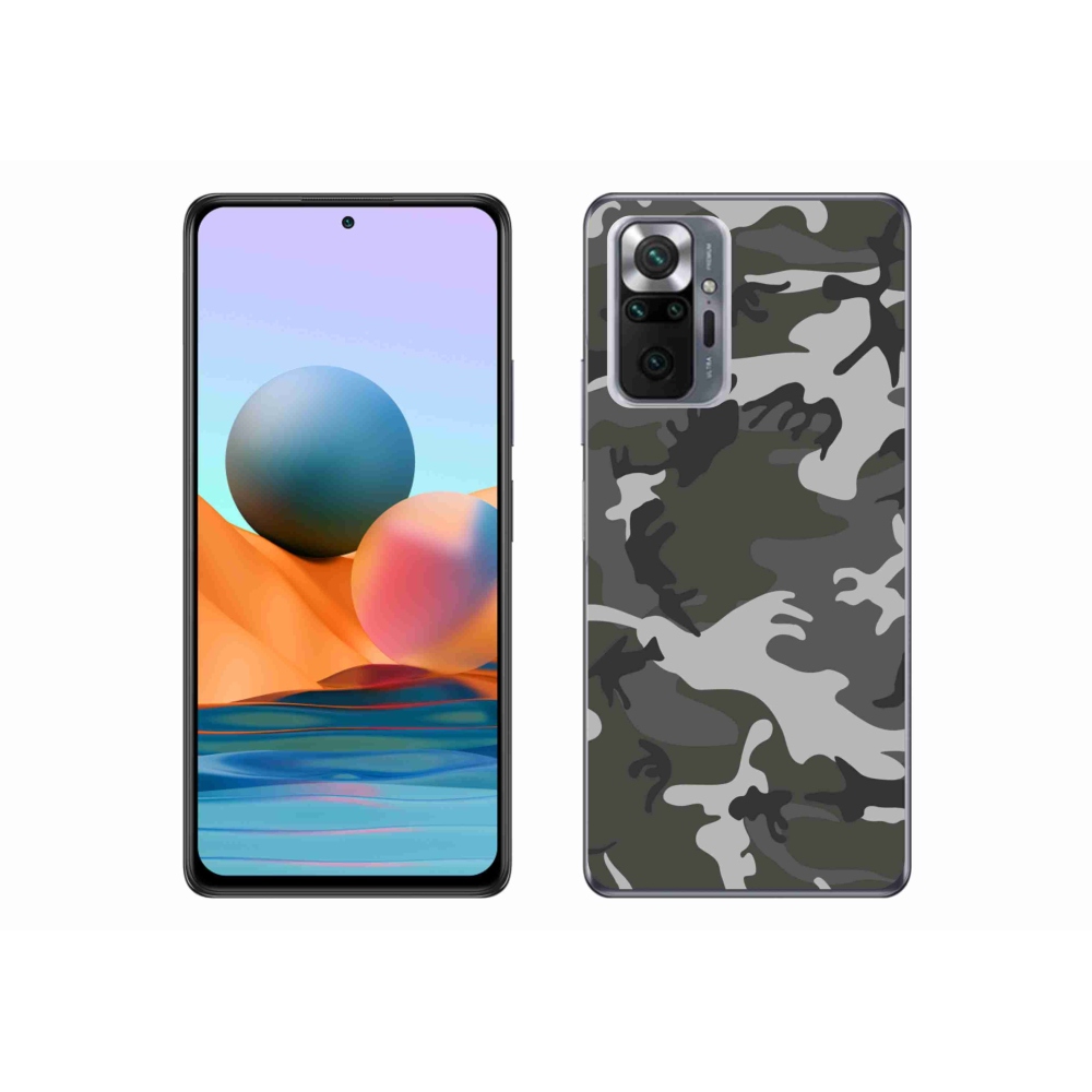 Zselés borítás mmCase a Xiaomi Redmi Note 10 Pro készülékhez - álcázó mintás