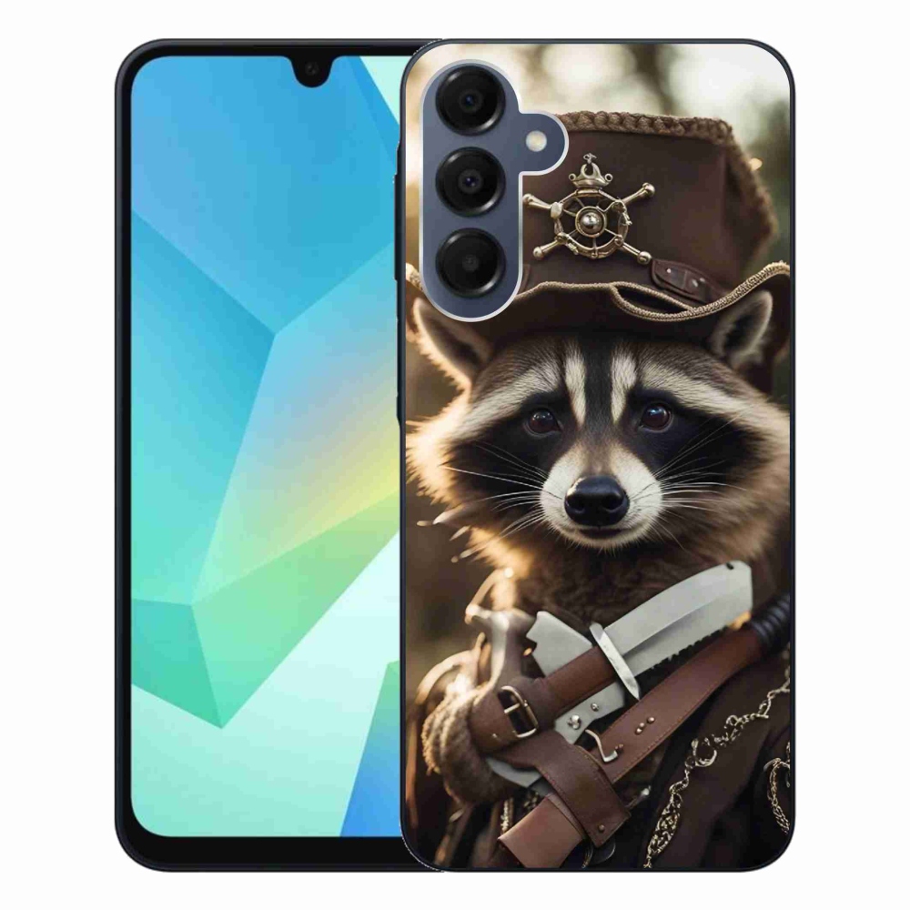 Zselés borítás mmCase Samsung Galaxy A16 4G/5G készülékhez - mosómedve egyenruhában