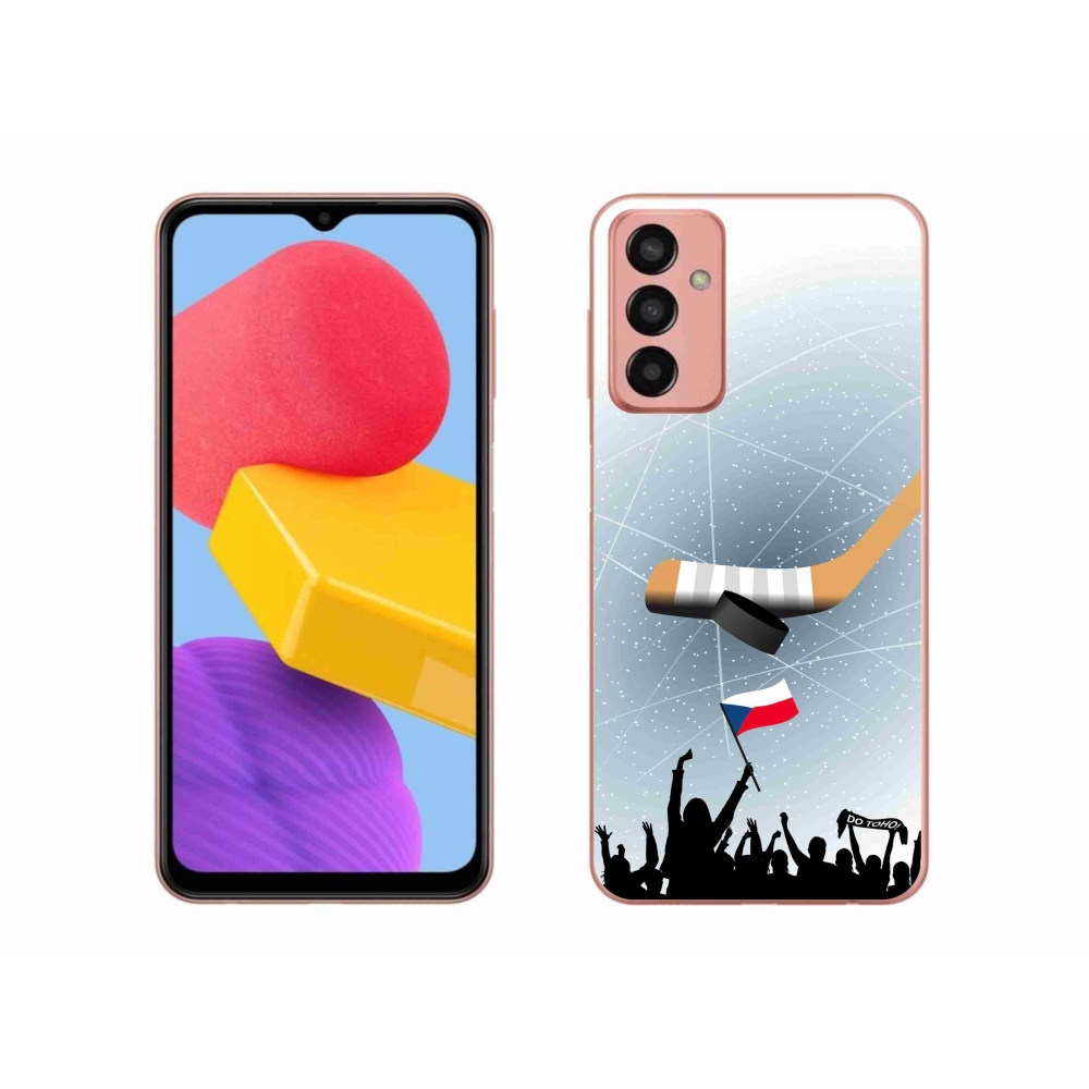 Gél borítás mmCase Samsung Galaxy M13-hoz - hoki szurkolóknak