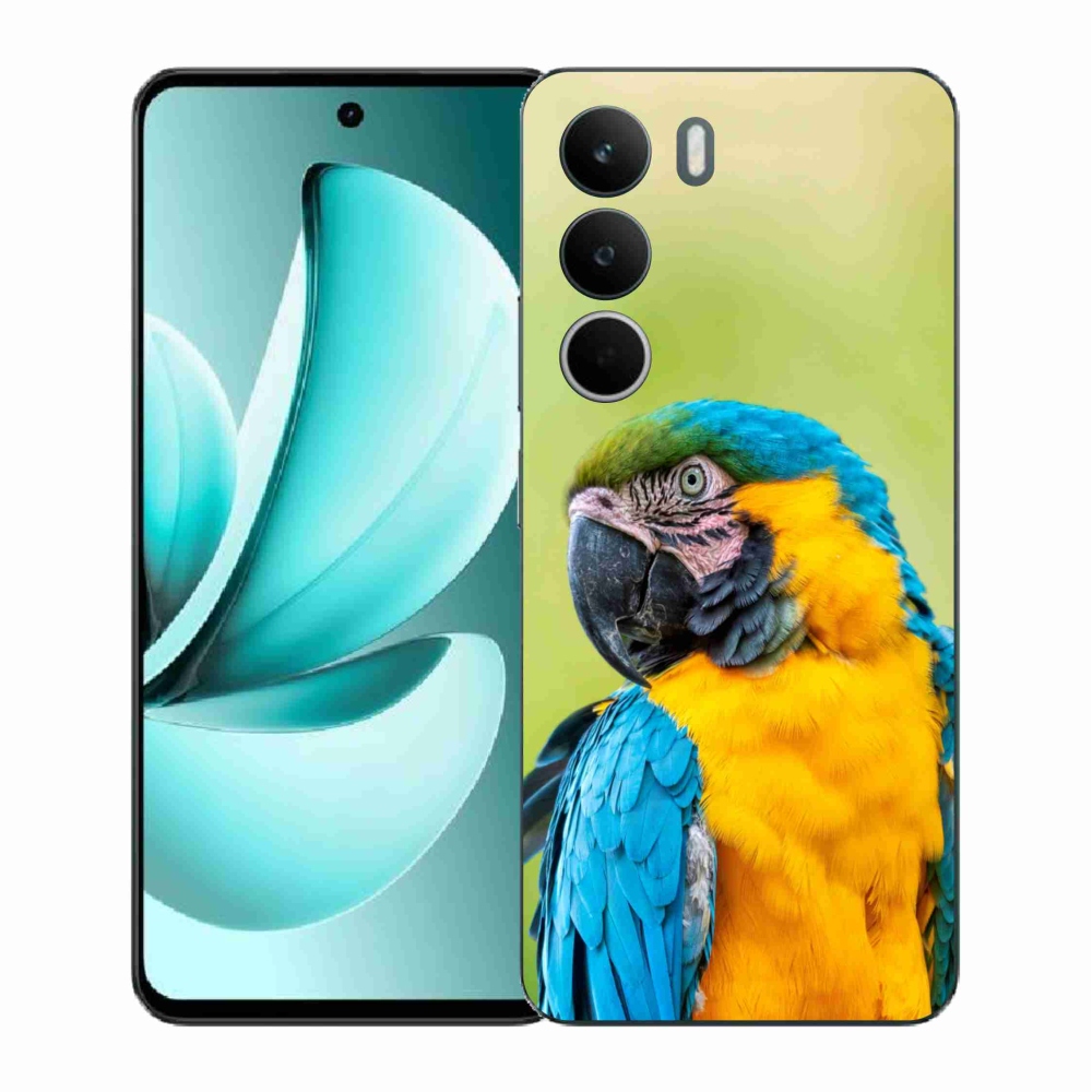 Zselés borítás mmCase a Realme C71 készülékhez - papagáj ara 2