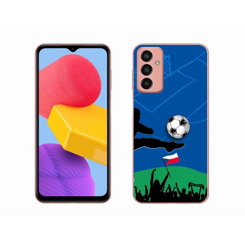 Gél borítás mmCase Samsung Galaxy M13 készülékhez - futballszurkolóknak