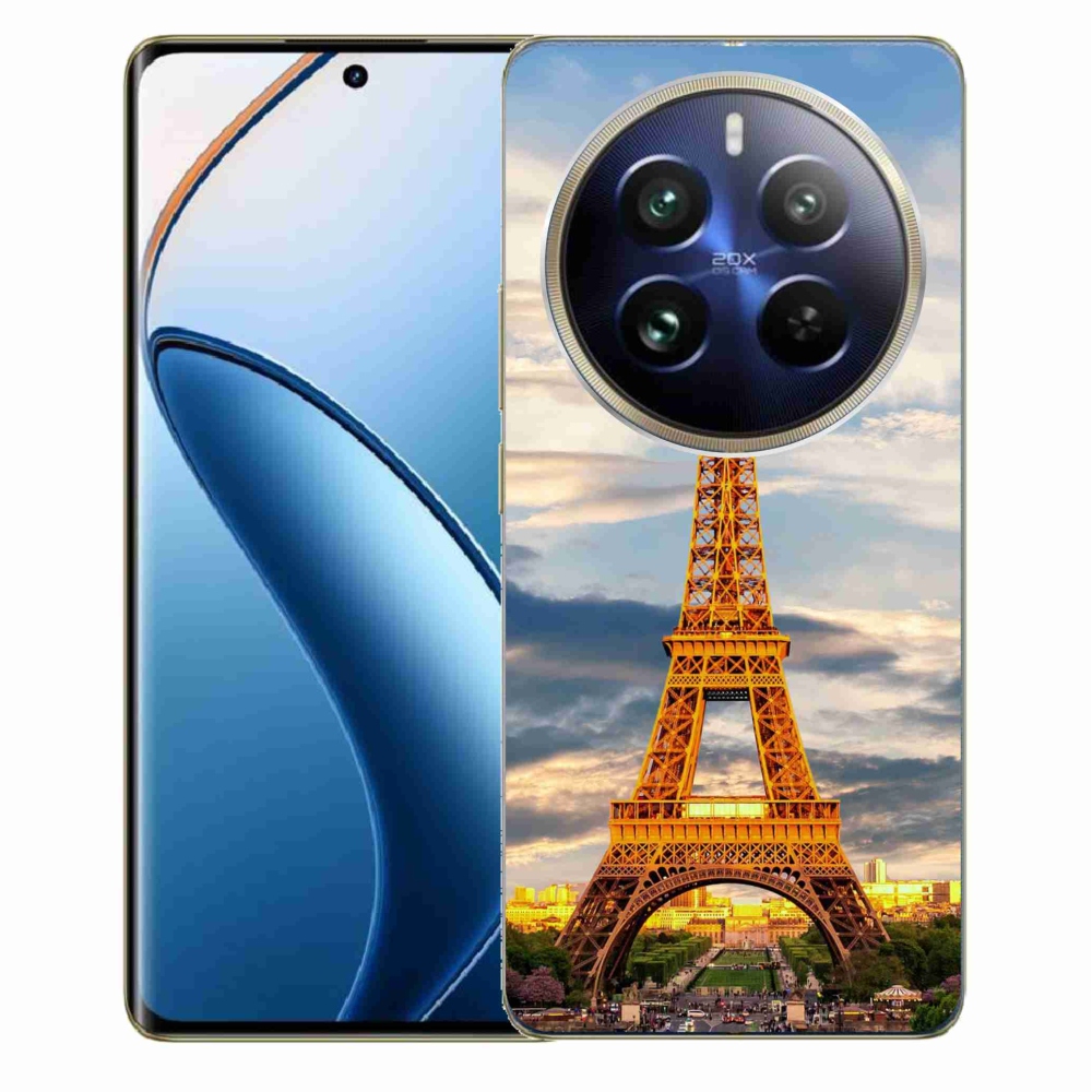 Gél borítás mmCase a Realme 12 Pro 5G/12 Pro+ 5G számára - eiffel torony 3