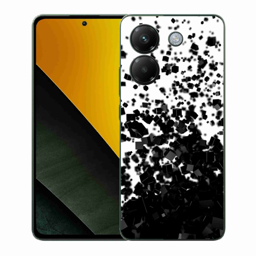 Gél borítás mmCase a Xiaomi Poco M7 Pro 5G számára - absztrakt minta 1