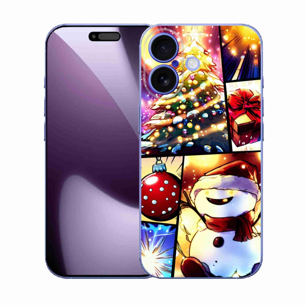 Gél borító mmCase iPhone 17 készülékhez - Karácsonyi motívumok 1