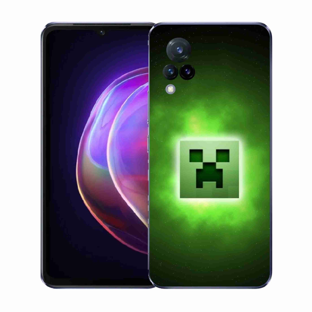 Gél borítás mmCase a Vivo V21 4G/5G-n - minecraft