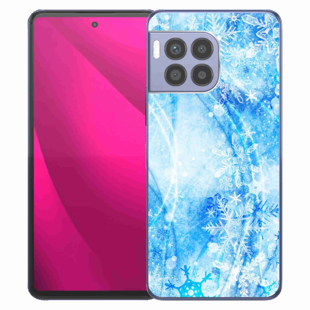 Zselés borítás mmCase a T-Mobile T Phone 2 Pro készülékhez - hópelyhek