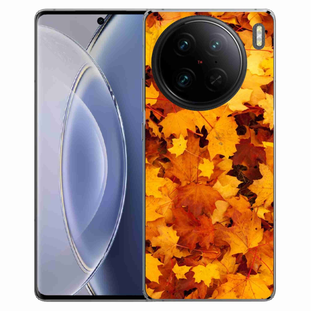 Zselés borítás mmCase a Vivo X90 Pro készülékhez - juharlevelek