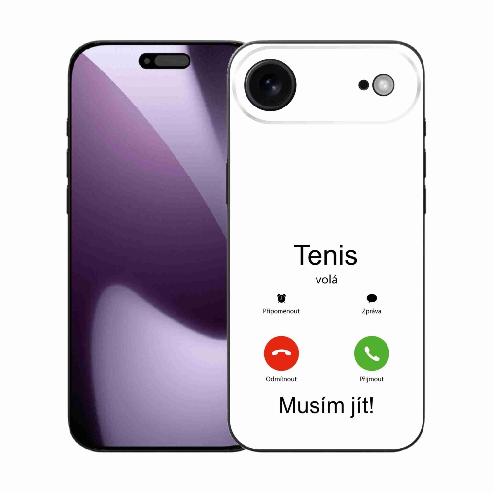 Gél borítás mmCase iPhone 17 Air készülékhez - teniszhívások fehér háttérrel