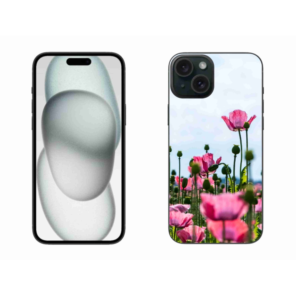 Zselés borítás mmCase iPhone 15 Plus készülékhez - mákos színű