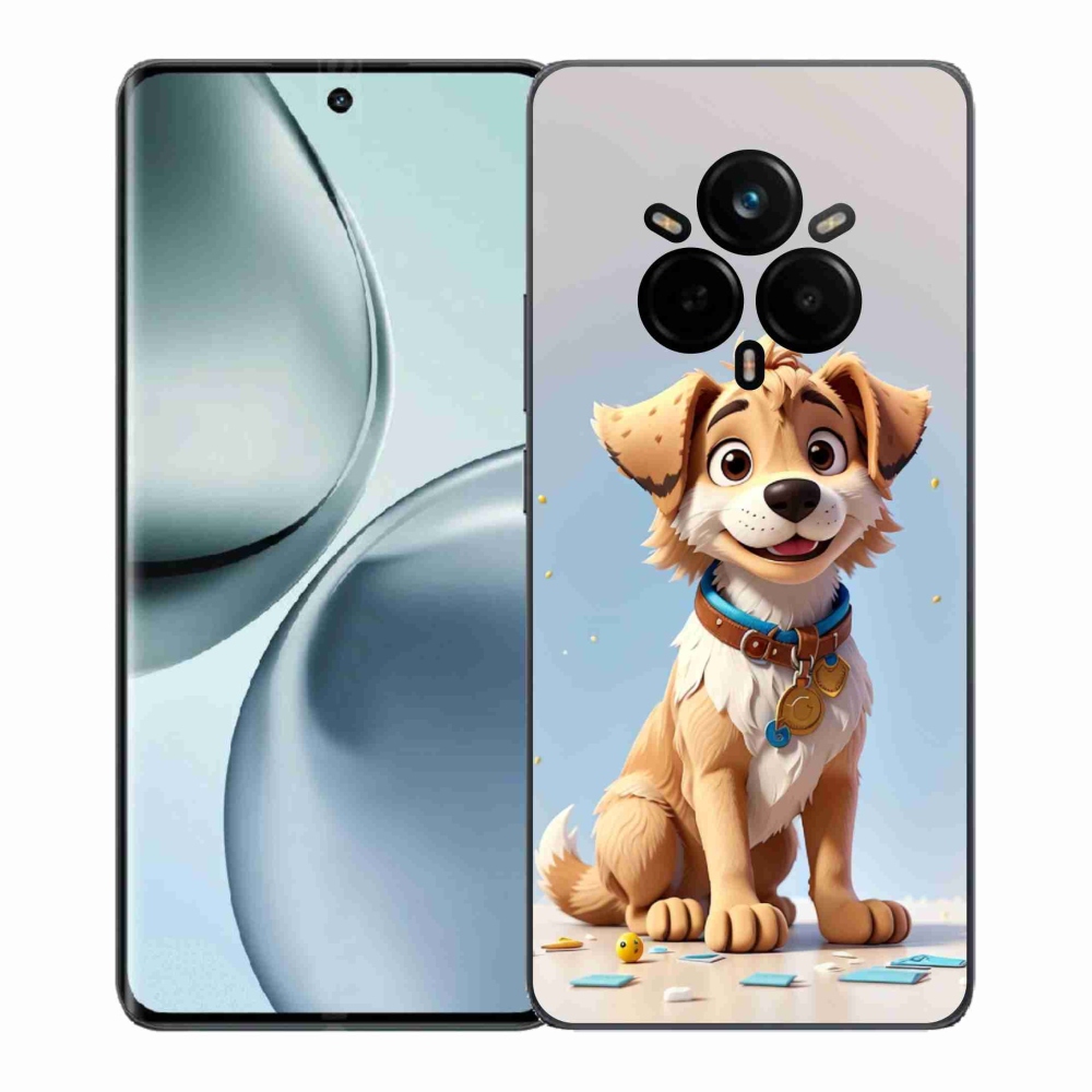 Gél borítás mmCase a Realme 14 Pro 5G számára - rajzfilm kiskutya