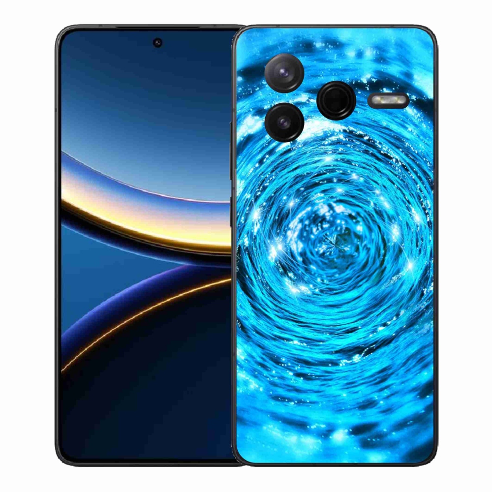 Gél borítás mmCase a Xiaomi Poco F7 Pro számára - water vortex