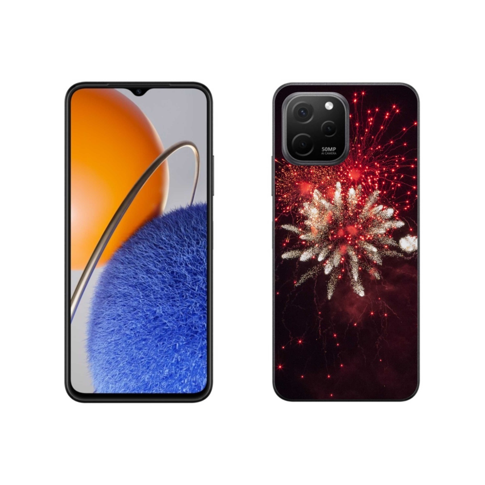 Gél borítás mmCase a Huawei Nova Y61 készülékhez - tűzijáték