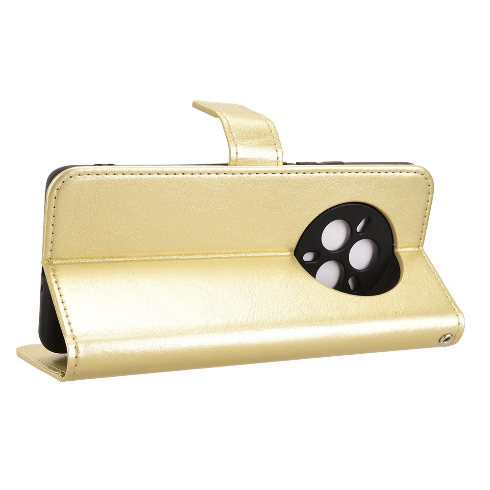 Őrült könyvtáska a Realme 14 Pro+ 5G számára - arany színben