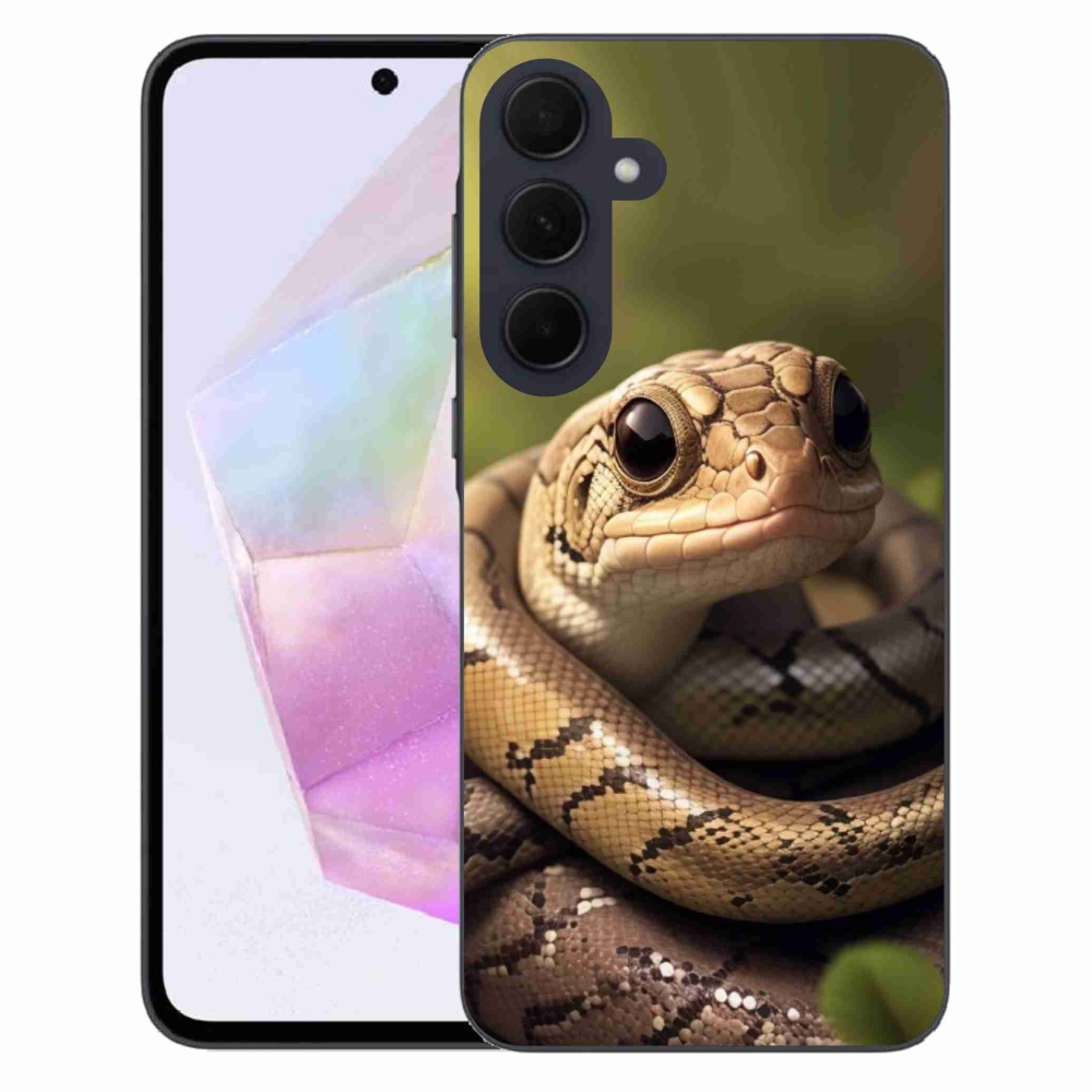 Gél védőburkolat mmCase Samsung Galaxy A35 5G - kígyó 1