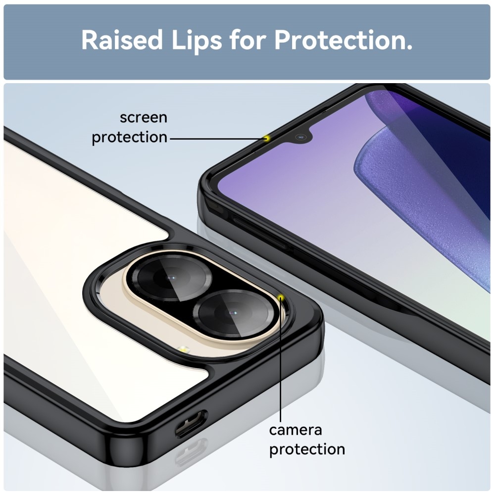 Gél tok fix hátlappal Xiaomi Redmi A5 (173.45x79.35x8.45mm) - fekete