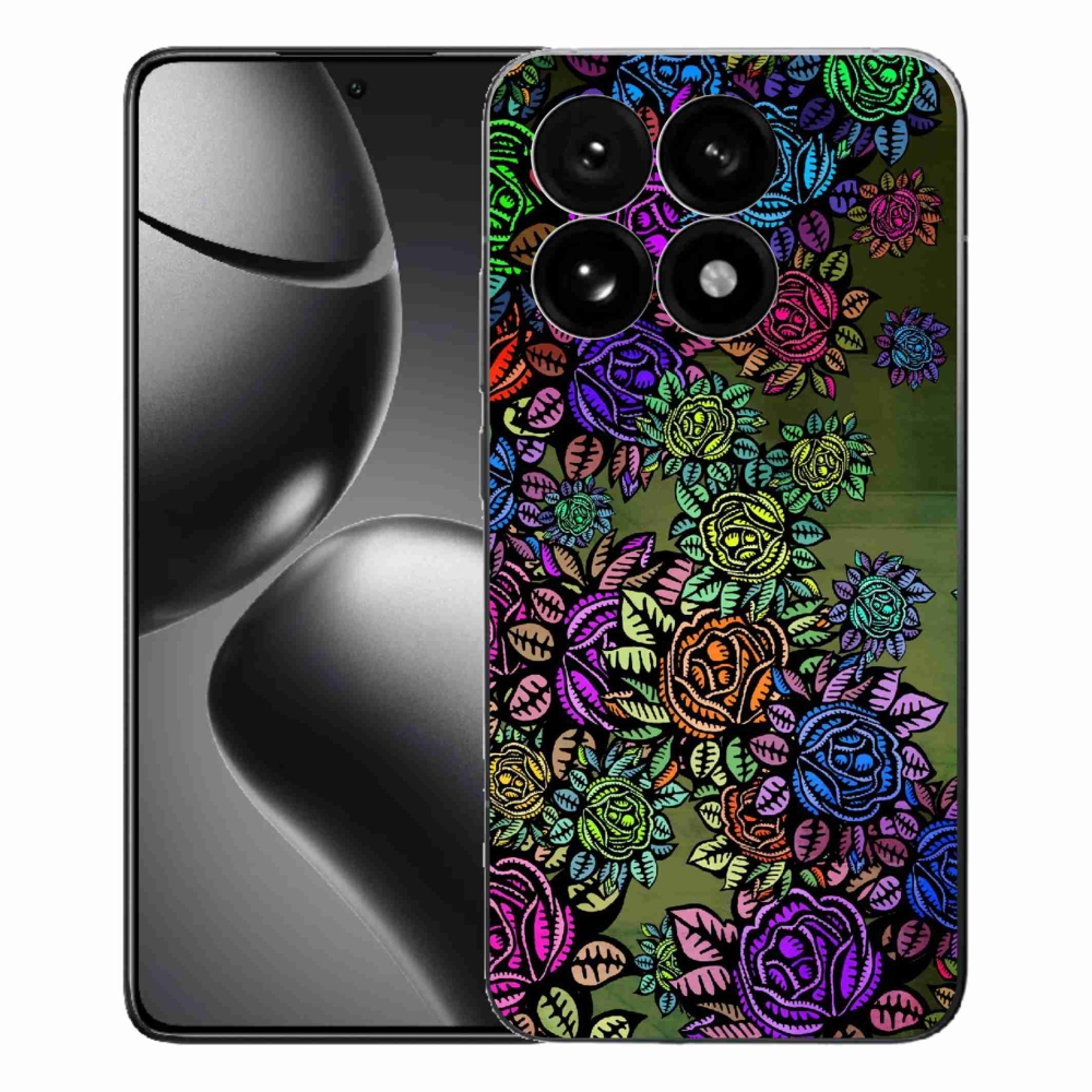 Gél borítás mmCase a Xiaomi 15T számára - virágok 6