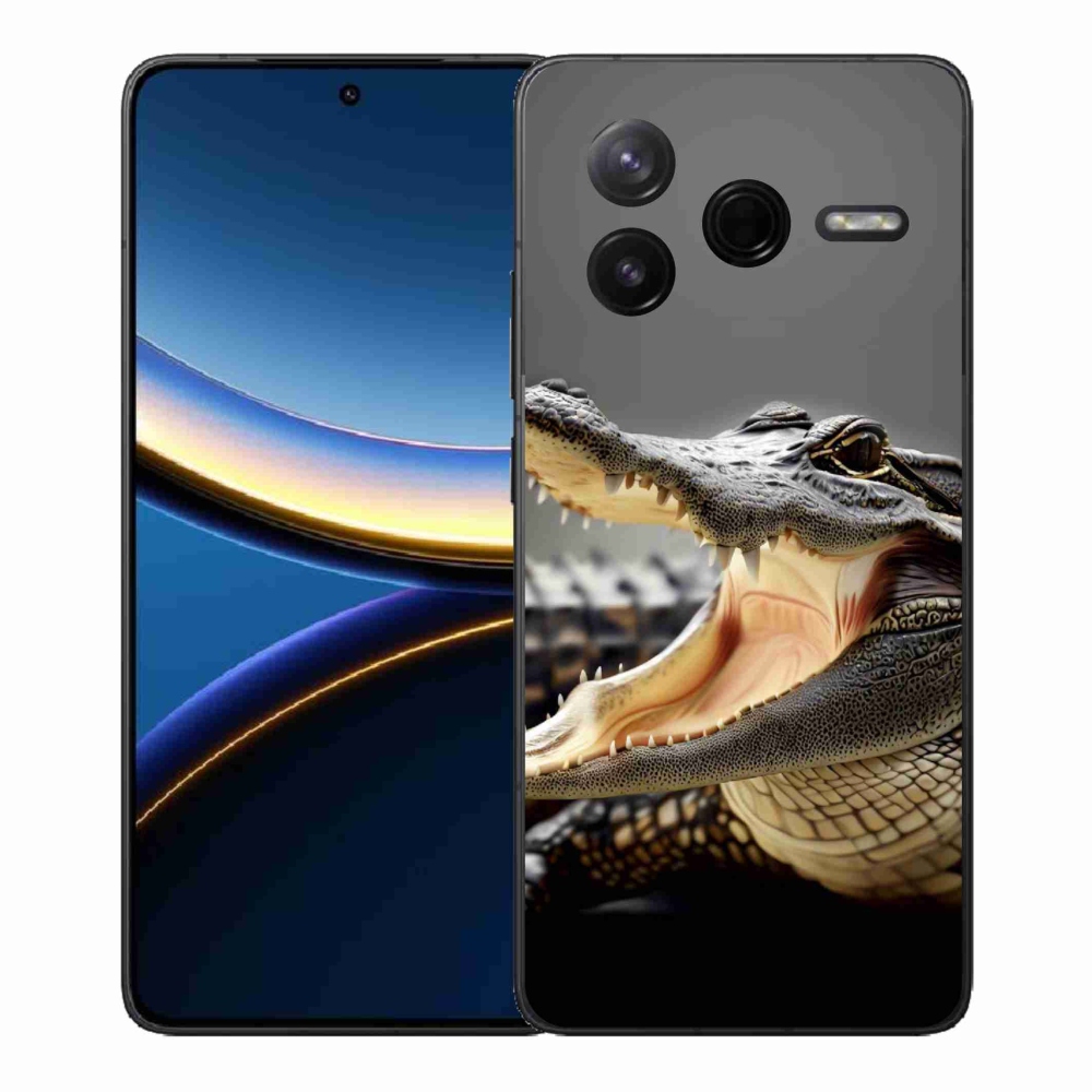 Gél borítás mmCase a Xiaomi Poco F7 Pro készülékhez - krokodil