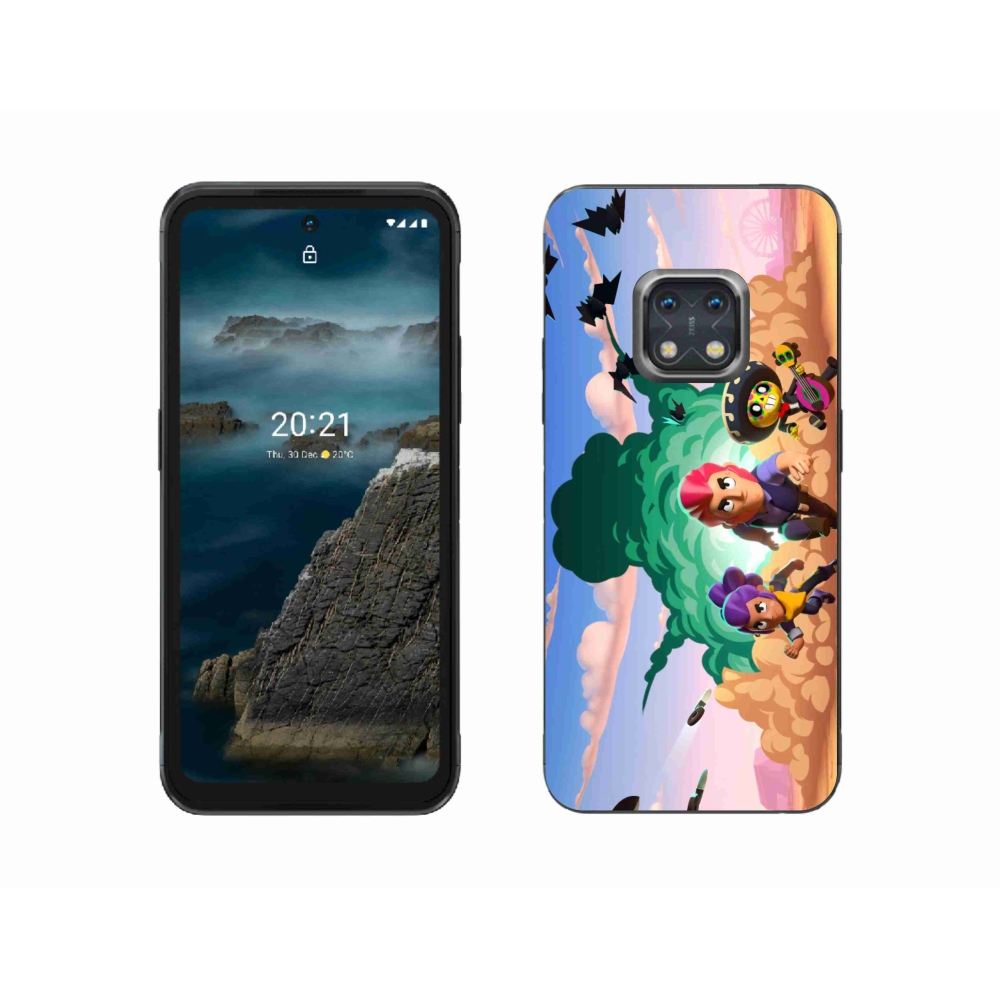 Zselés borítás mmCase a Nokia XR20 készülékhez - bravúros csillagok