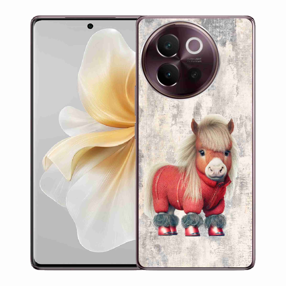 Gél borítás mmCase a Vivo V40 Lite 5G-hez - póni pulóverben