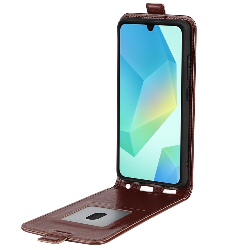 Függőleges könyvtáska Samsung Galaxy A17 4G/5G készülékhez - barna