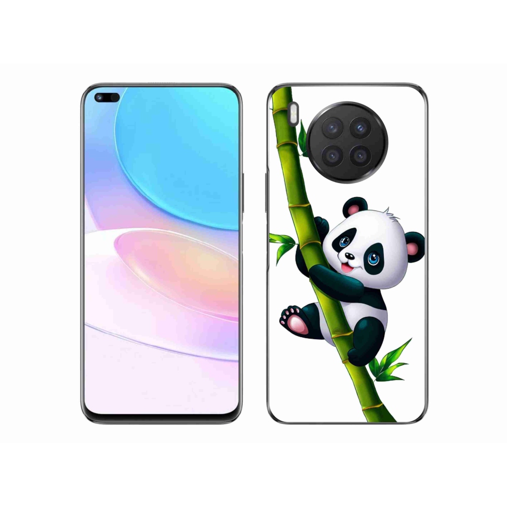 Zselés borítás mmCase a Honor 50 Lite készülékhez - bambuszon lévő panda