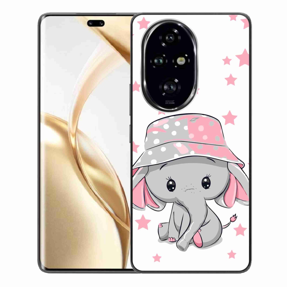 Zselés borítás mmCase a Honor 200 Pro 5G készülékhez - rózsaszín elefánt