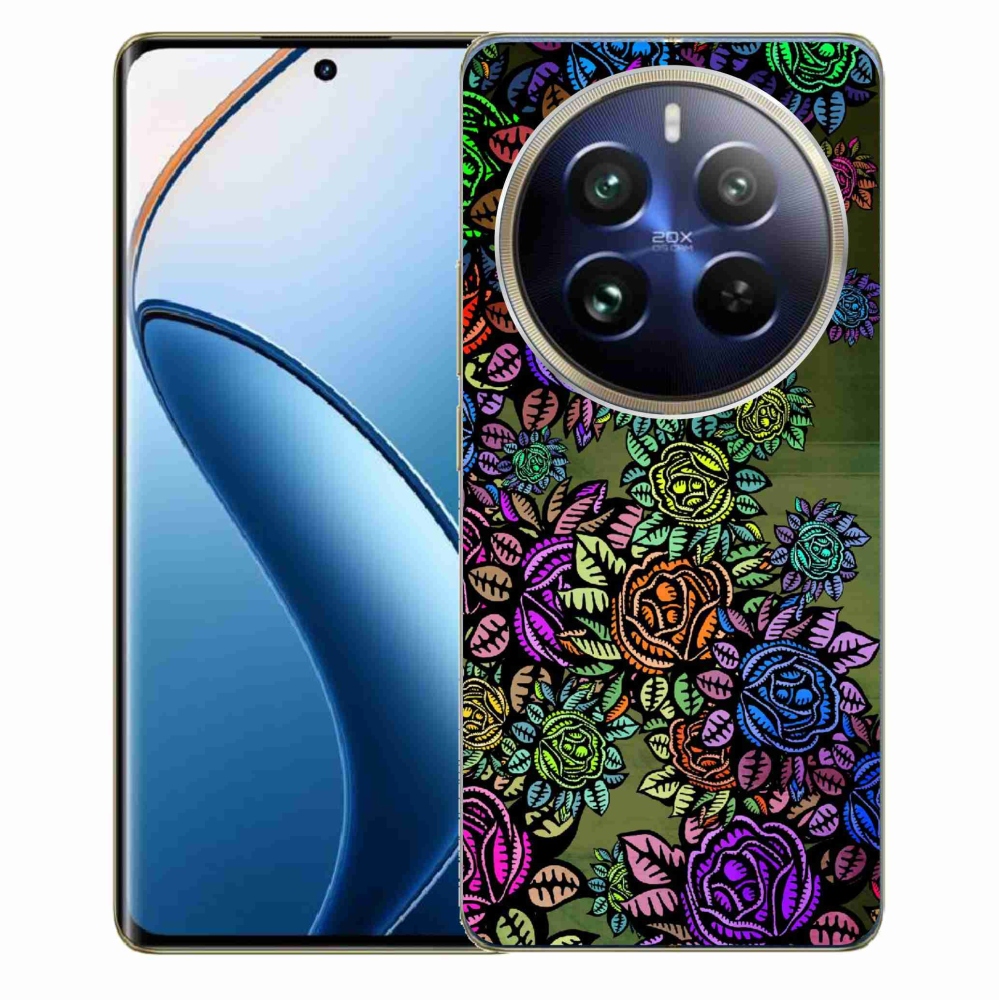 Gél borítás mmCase a Realme 12 Pro 5G/12 Pro+ 5G - virágok 6