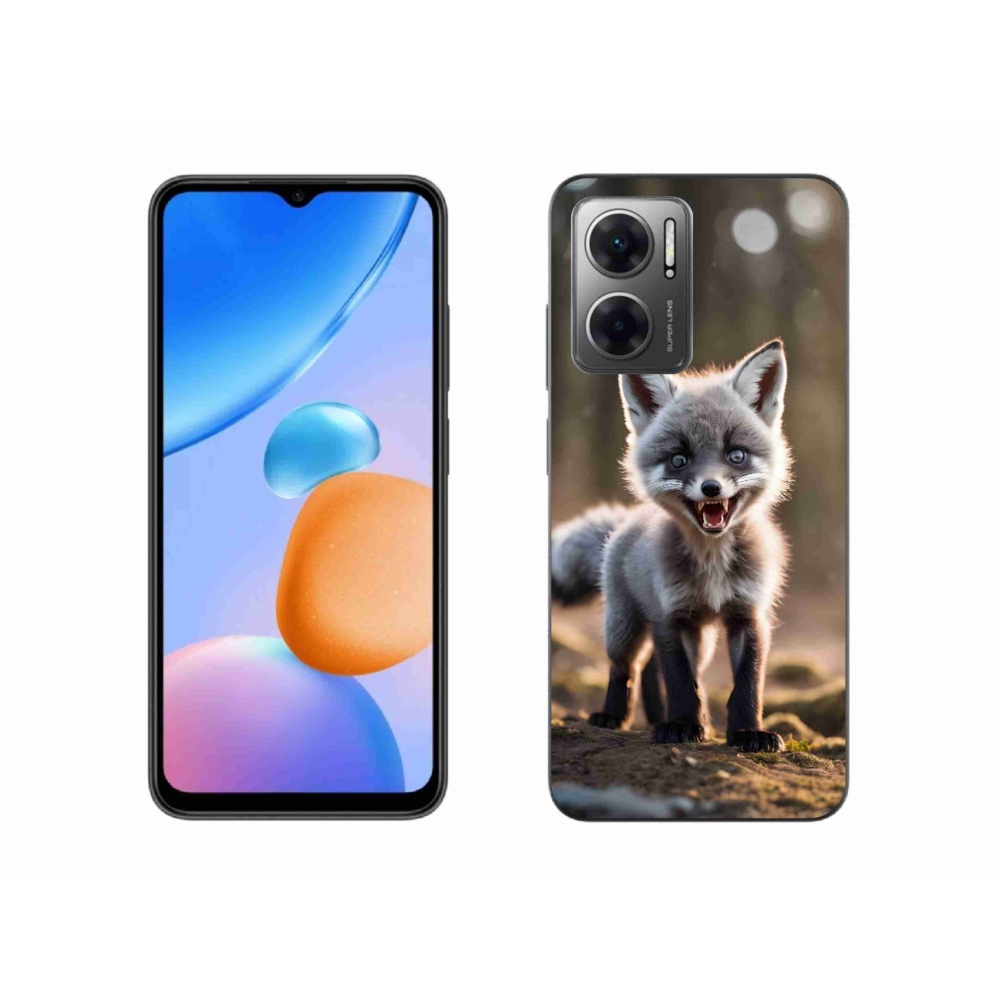 Gél borítás mmCase a Xiaomi Redmi 10 5G-hez - angry fox