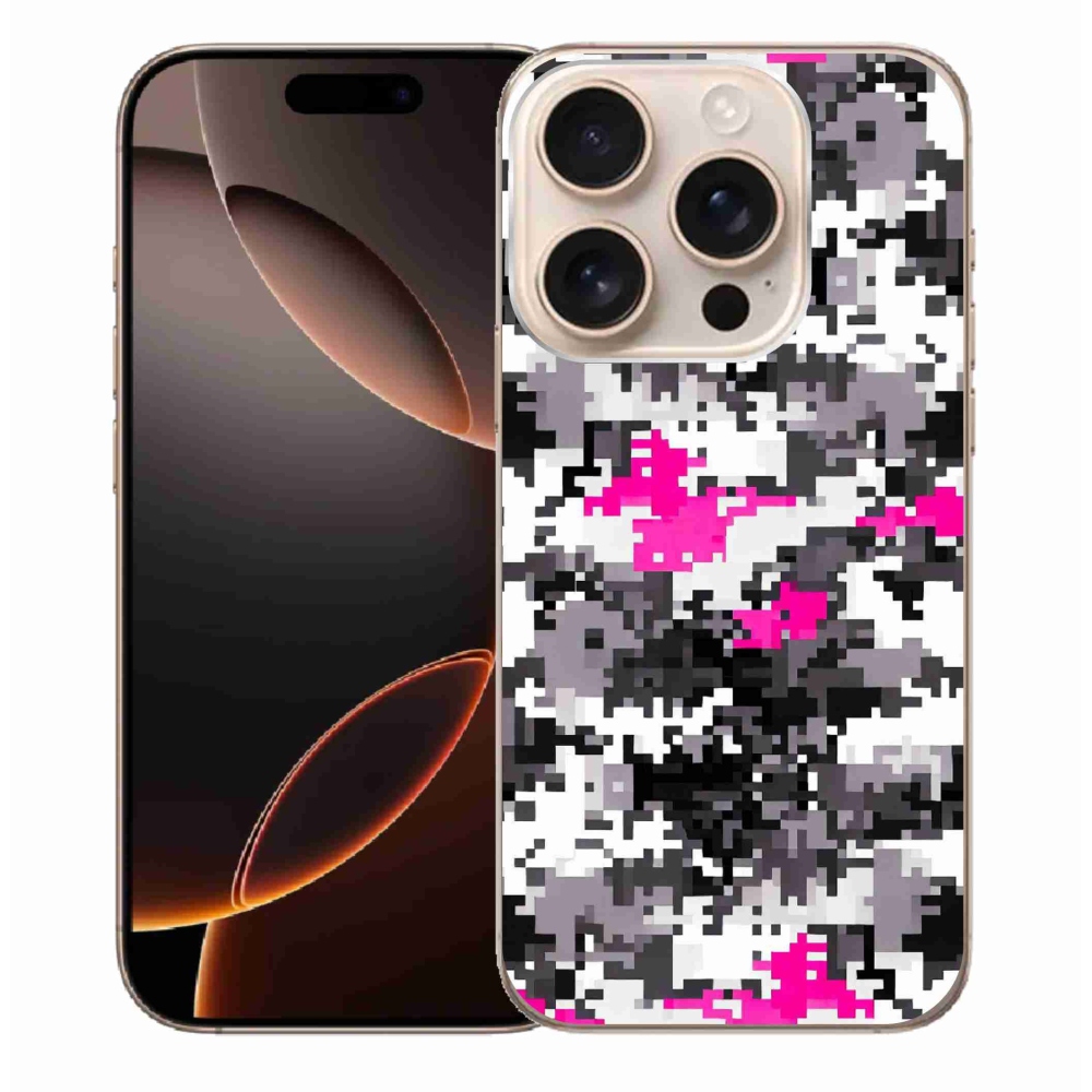 Zselés borítás mmCase iPhone 16 Pro Max készülékhez - terepszínű minta 4