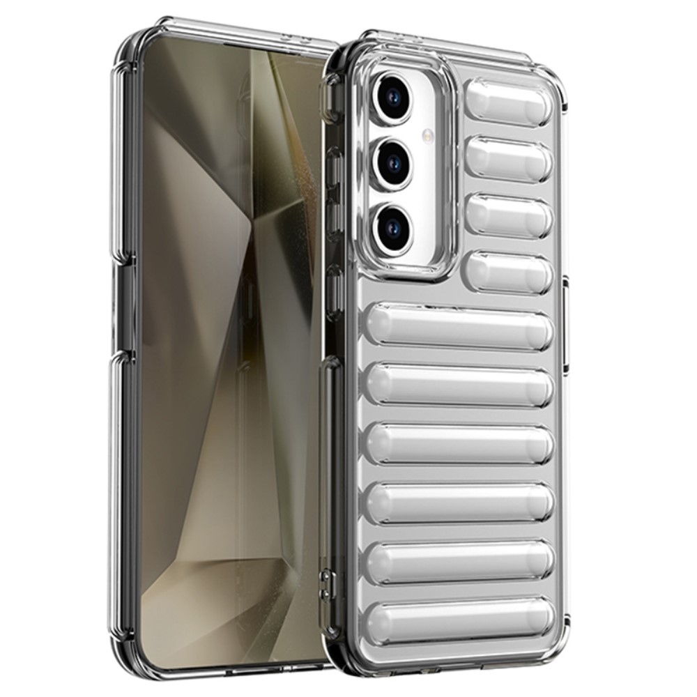 Kapszula tartós zselés tok Samsung Galaxy S24 FE készülékhez - átlátszó