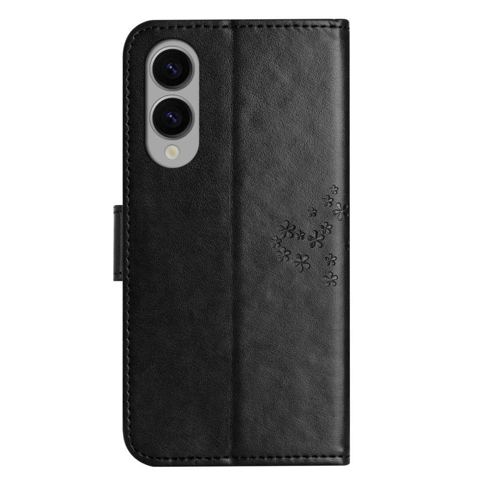 Fa könyv tok Samsung Galaxy S25 Edge készülékhez - fekete