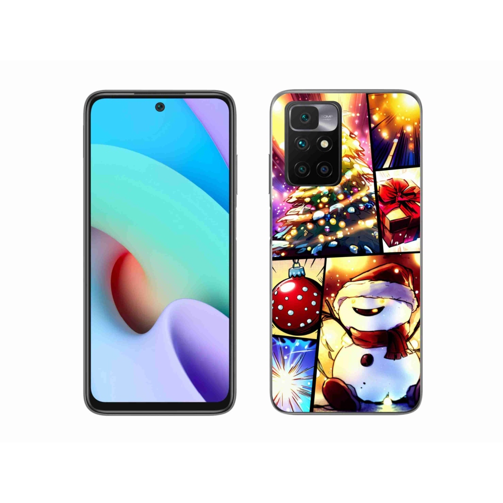 Gél borítás mmCase a Xiaomi Redmi 10/Redmi 10 (2022) - Karácsonyi motívumok 1