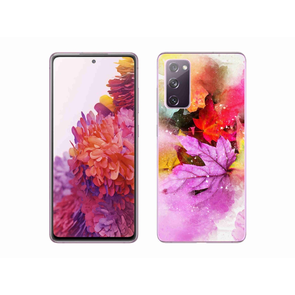 Zselés borítás mmCase Samsung Galaxy S20 FE készülékhez - színes levelek