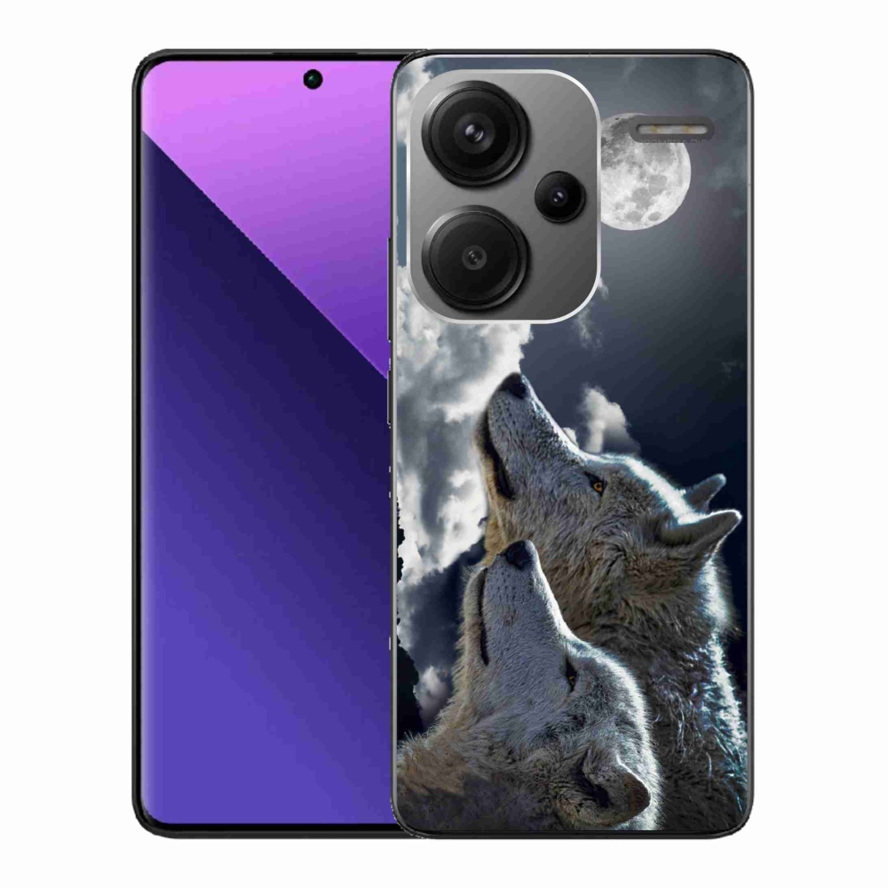 Gél borítás mmCase a Xiaomi Redmi Note 13 Pro+ 5G - farkasok számára