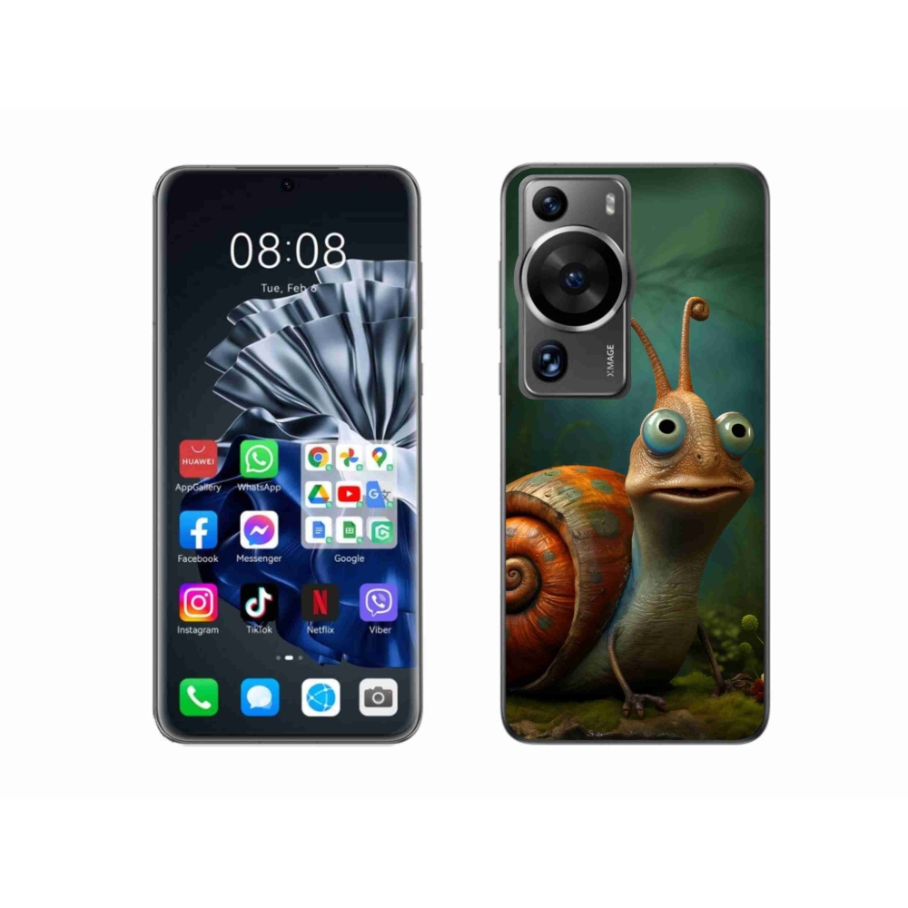 Gél borítás mmCase a Huawei P60 Pro készülékhez - csiga