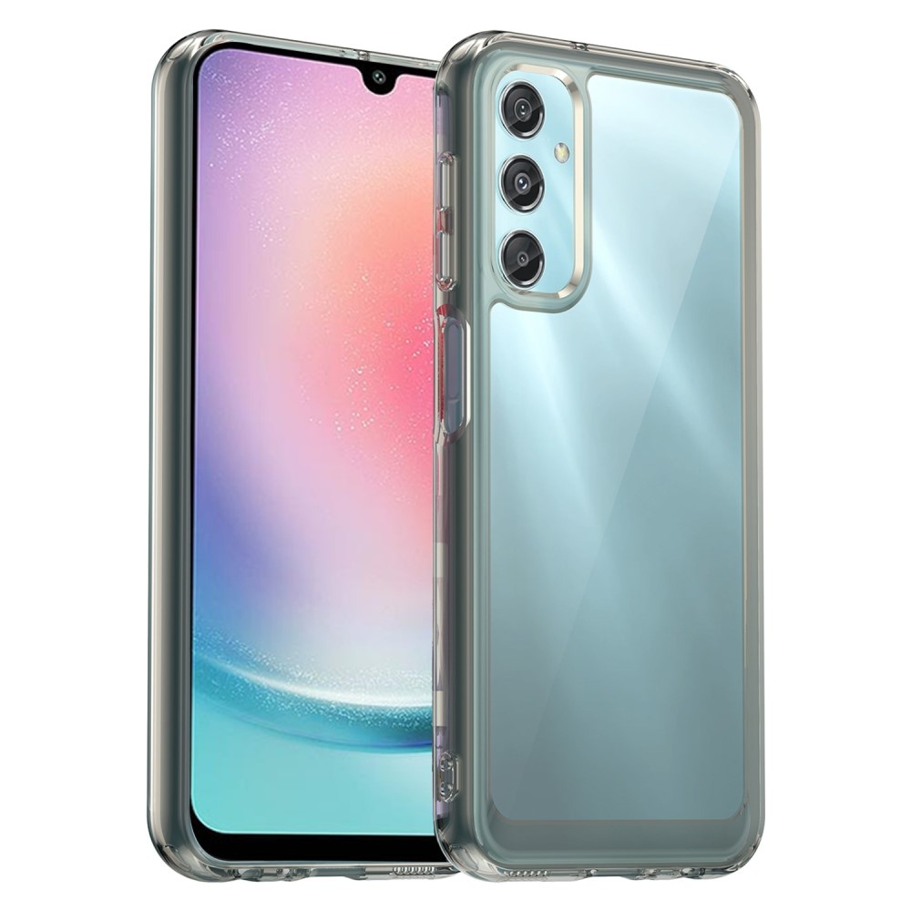 Gél tok kemény hátlappal a Samsung Galaxy A25 5G készülékhez - szürke